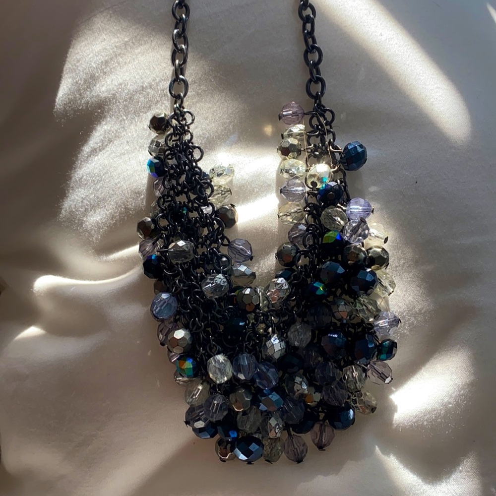 Beaded Black Necklace